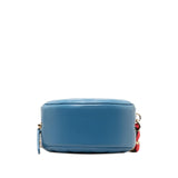 Chanel Quilted Lambskin Ribbon Round Clutch With Chain (SHG-fknQGN)