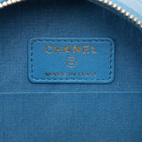 Chanel Quilted Lambskin Ribbon Round Clutch With Chain (SHG-fknQGN)