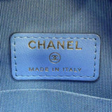 Chanel Quilted Lambskin Round Clutch with Chain (SHG-a9yAVi)