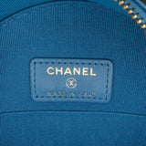Chanel Quilted Lambskin Round Clutch with Chain (SHG-Imo8ot)