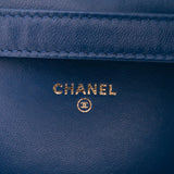Chanel Quilted Lambskin Square Wallet on Chain