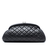 Chanel Quilted Lambskin Timeless Kisslock Clutch