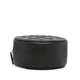 Chanel Quilted Lambskin Ultimate Stitch Round Clutch with Chain (SHG-W0N9sw)