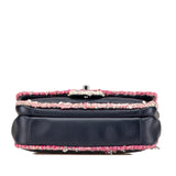 Chanel Quilted Lambskin and Tweed Elegant Trim Flap