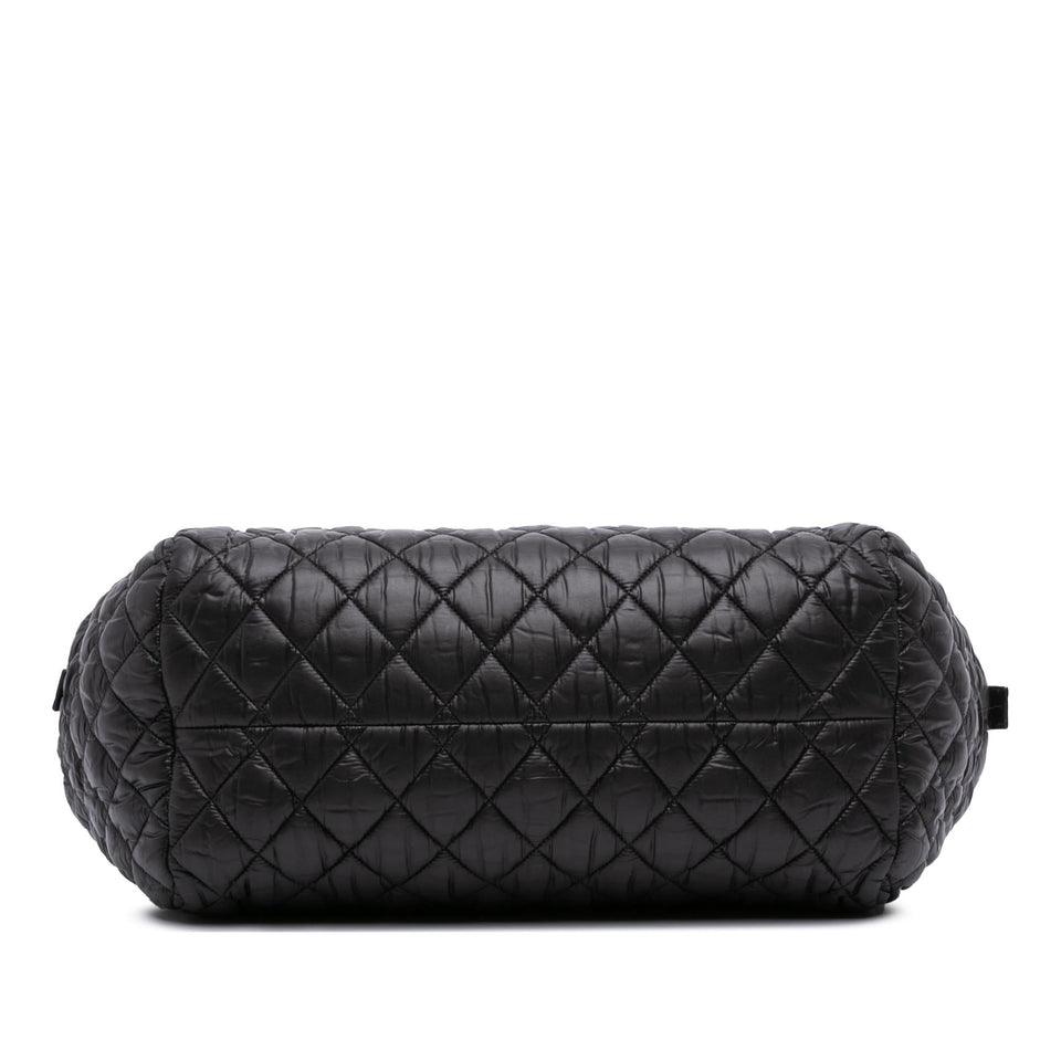 Chanel Quilted Nylon Coco Cocoon Bowler Bag