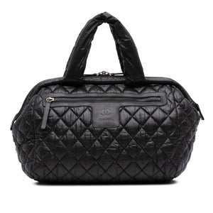 Chanel Quilted Nylon Coco Cocoon Bowler Bag