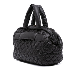Chanel Quilted Nylon Coco Cocoon Bowler Bag