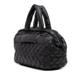 Chanel Quilted Nylon Coco Cocoon Bowler Bag
