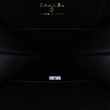 Chanel Quilted Patent Calfskin CC Heart Clutch With Chain