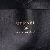 Chanel Quilted Patent Calfskin CC Heart Clutch With Chain