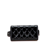 Chanel Quilted Patent Leather Box Handbag