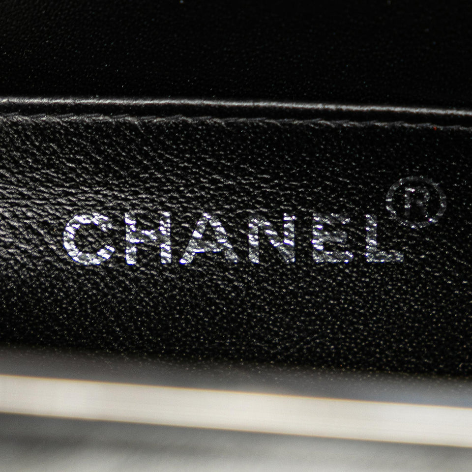 Chanel Quilted Patent Leather Box Handbag