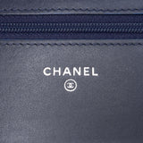 Chanel Quilted Tweed and Calfskin Gabrielle Wallet On Chain