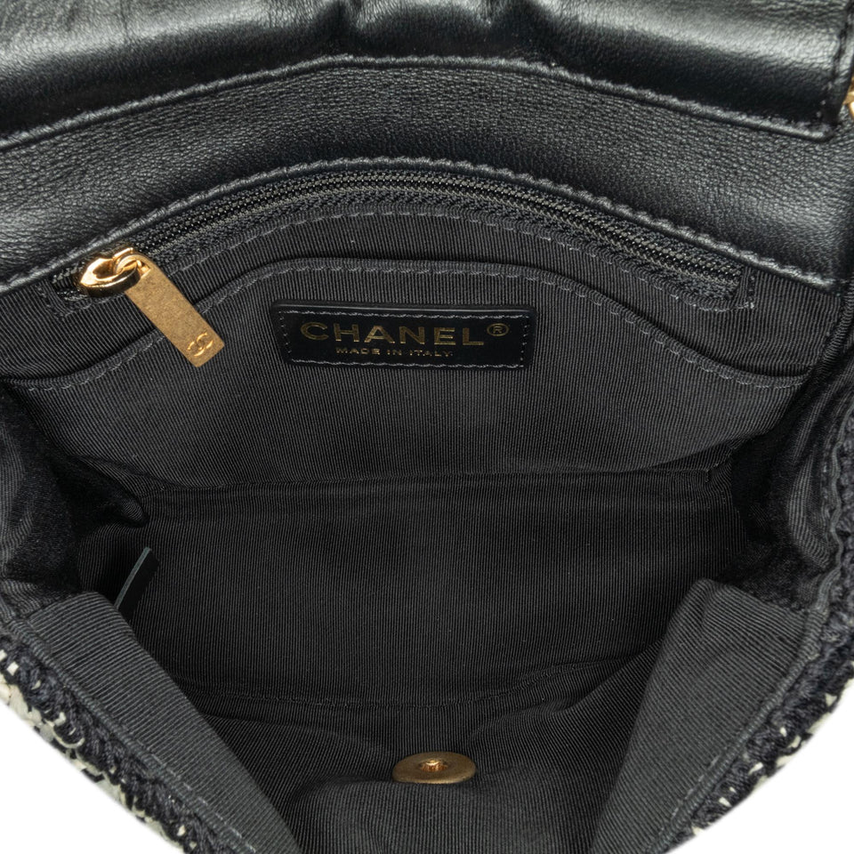 Chanel Raffia Braided with Love Flap