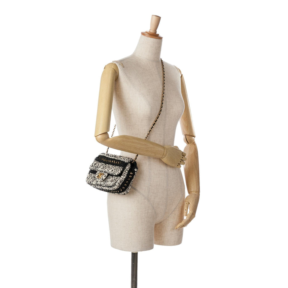 Chanel Raffia Braided with Love Flap