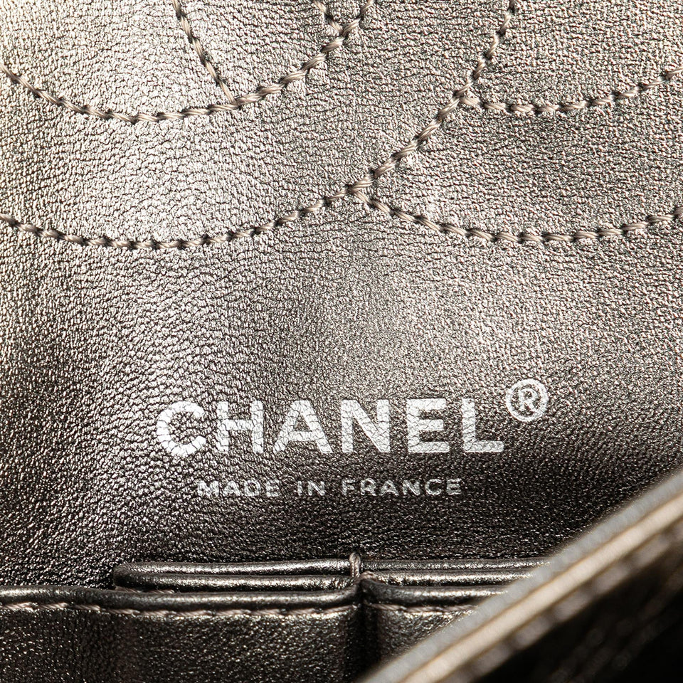 Chanel Reissue 2.55 Aged Metallic Calfskin Double Flap 225