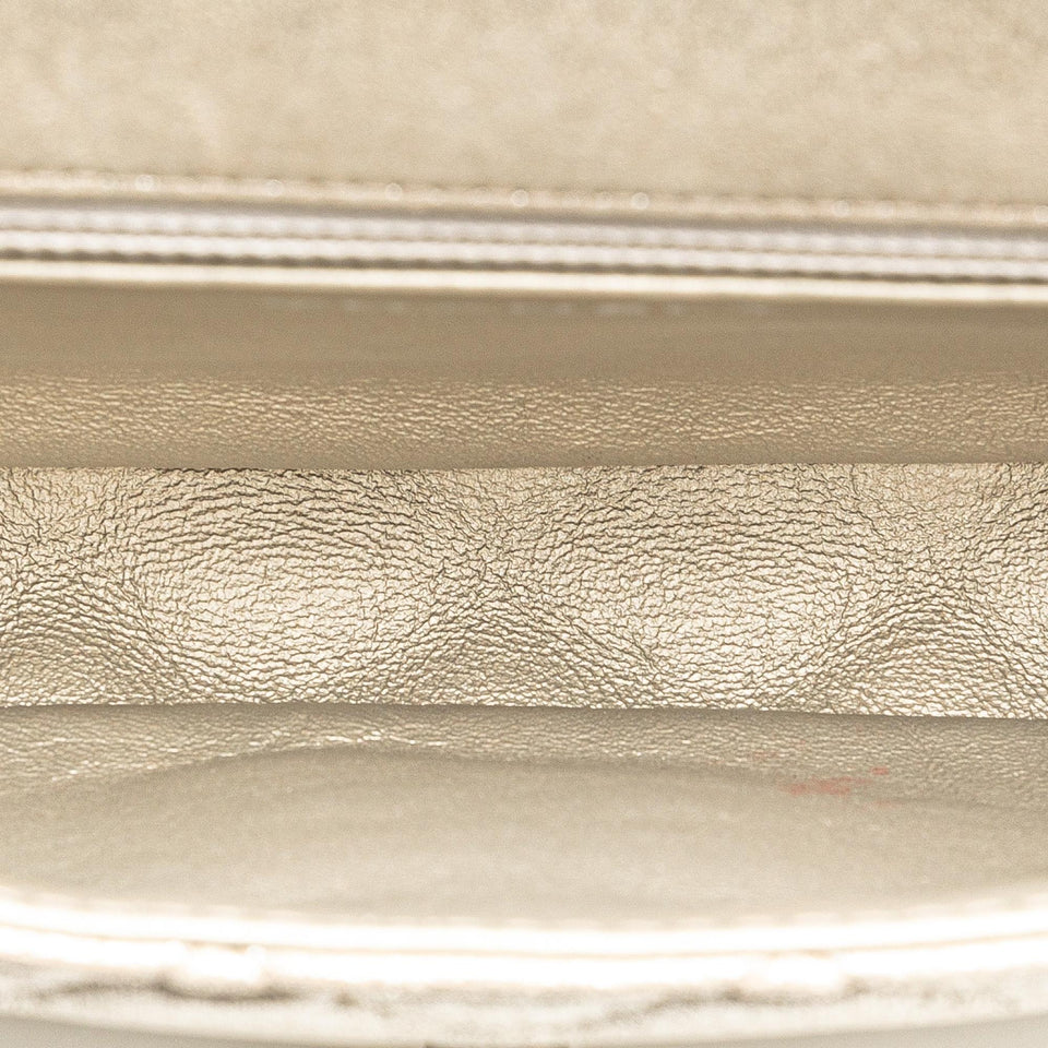 Chanel Reissue 2.55 Metallic Calfskin Reissue Roll Clutch