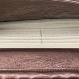 Chanel Reissue 2.55 Quilted Metallic Aged Calfskin Wallet on Chain