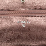 Chanel Reissue 2.55 Quilted Metallic Aged Calfskin Wallet on Chain