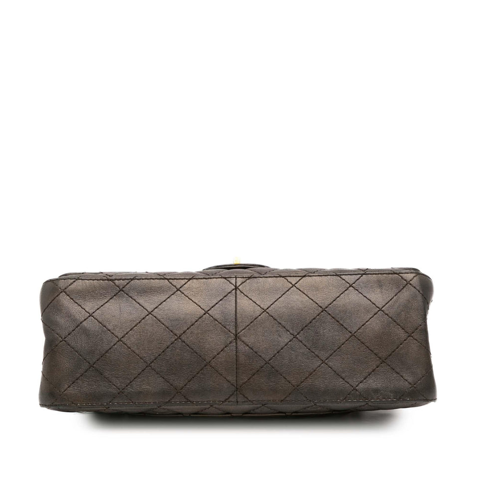 Chanel Reissue 2.55 Quilted Metallic Lambskin Double Flap 226