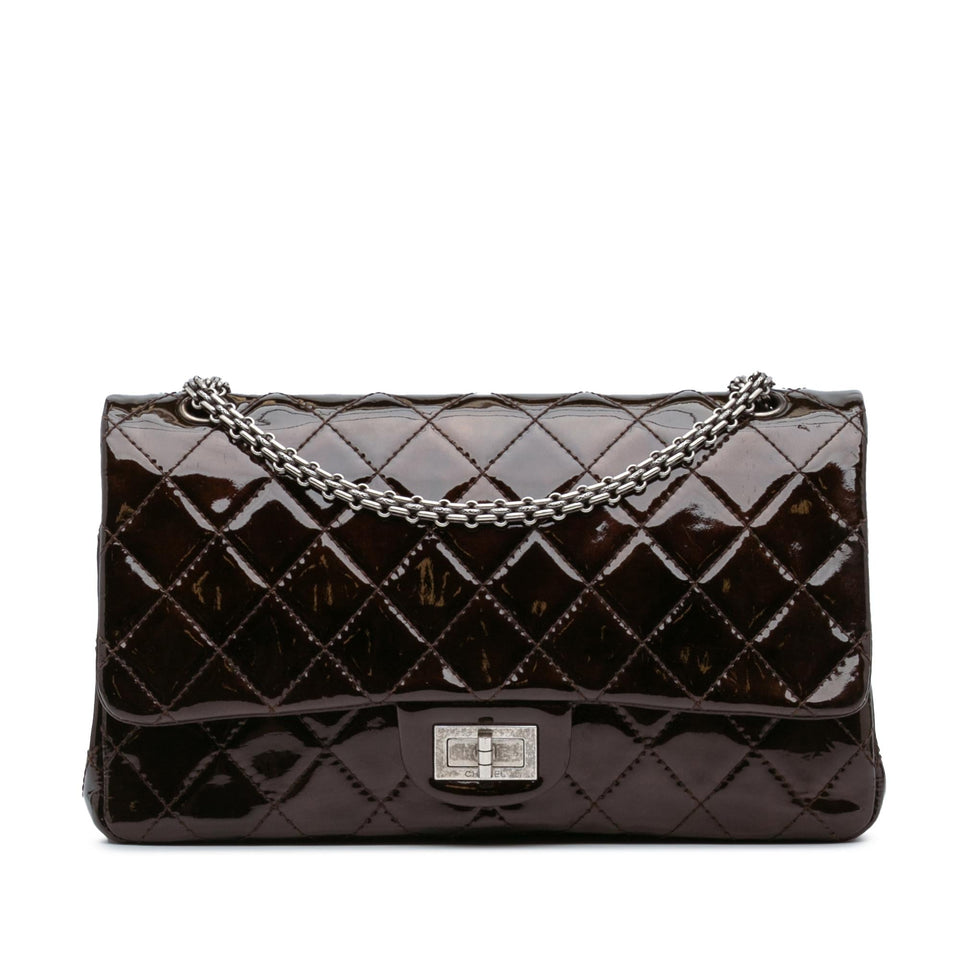 Chanel Reissue 2.55 Quilted Patent Double Flap 227