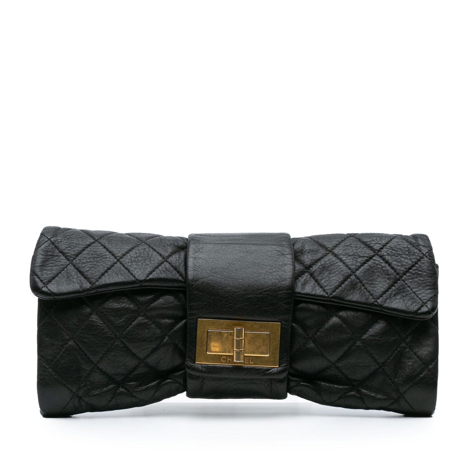 Chanel Reissue 2.55 Quilted Sheepskin Mademoiselle Flap Clutch