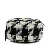 Chanel Round Tweed 19 Clutch with Chain and Lambskin Coin Purse (SHG-QcxD1I)