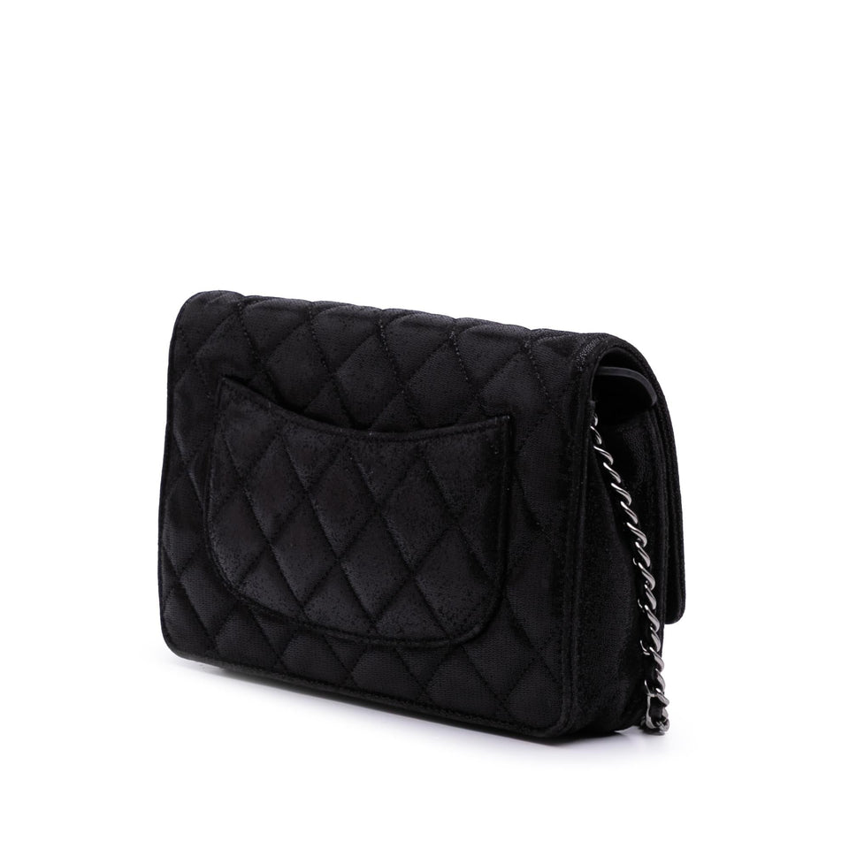 Chanel Sequined Goatskin CC Crystal Wallet On Chain