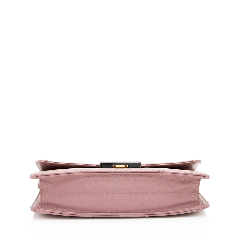 Chanel Sheepskin Beauty Lock Medium Flap Bag