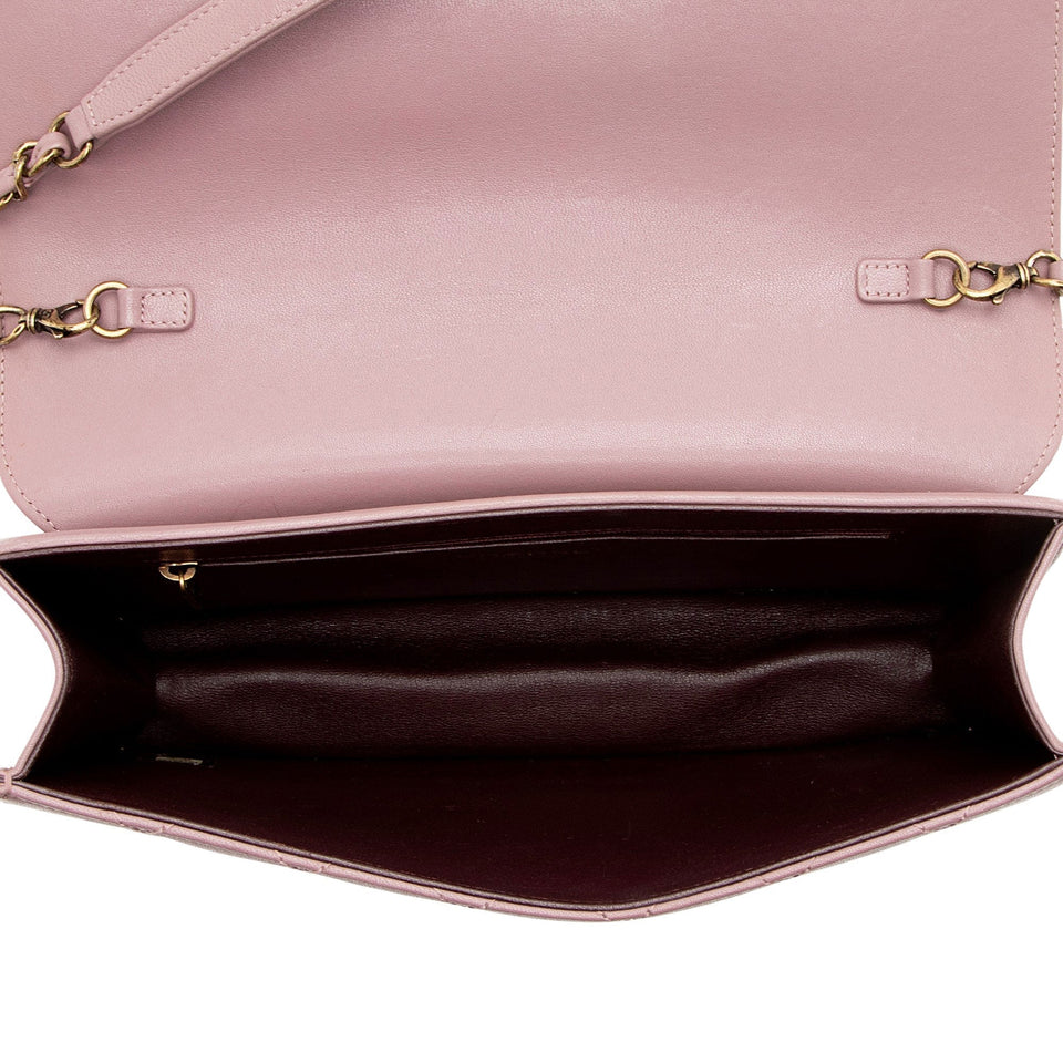 Chanel Sheepskin Beauty Lock Medium Flap Bag
