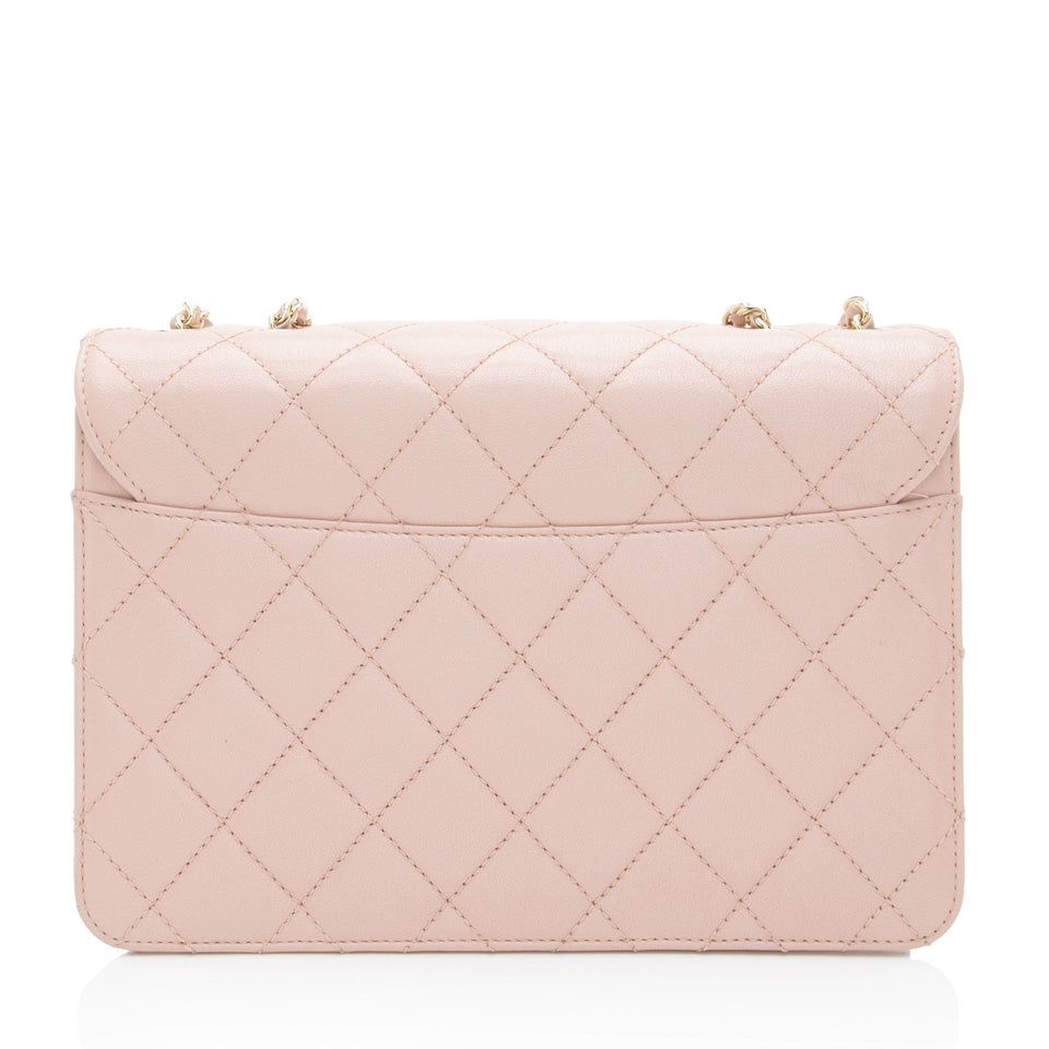 Chanel Sheepskin Beauty Lock Small Flap Bag