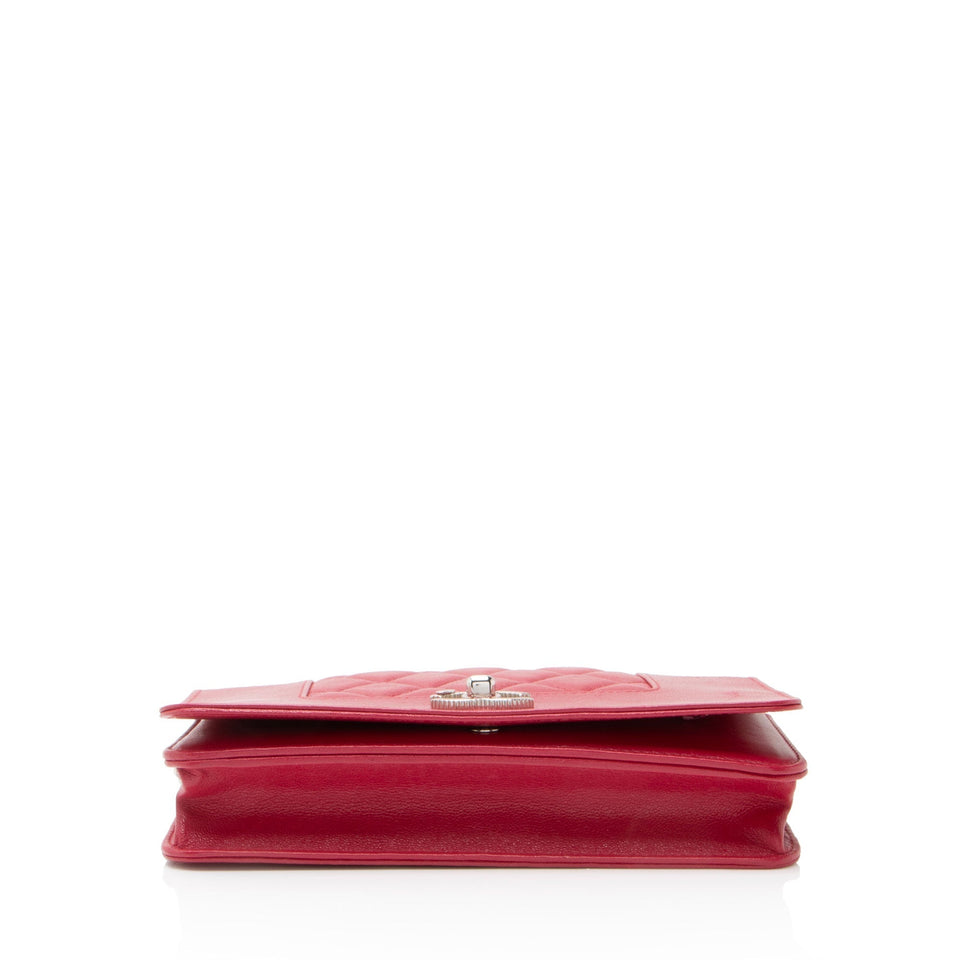 Chanel Sheepskin Mademoiselle Vintage Wallet on Chain