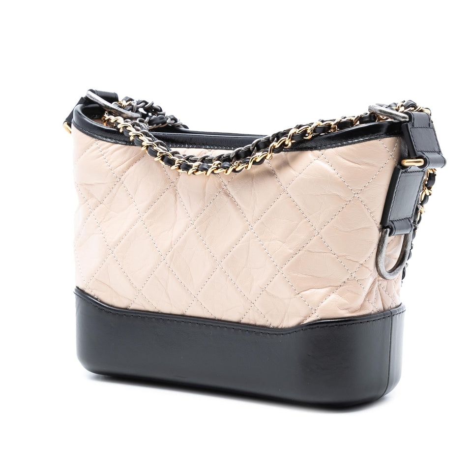 Chanel Small Bicolor Aged Calfskin Gabrielle Crossbody