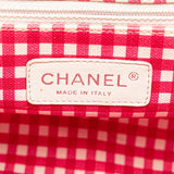 Chanel Small Canvas Printed CC Gingham Handbag
