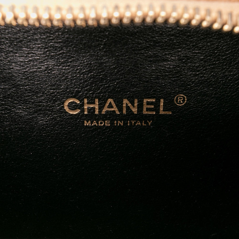 Chanel Small Caviar CC Filigree Vanity Case