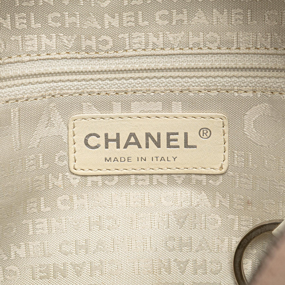 Chanel Small Choco Bar Caviar LAX Bowler Bag