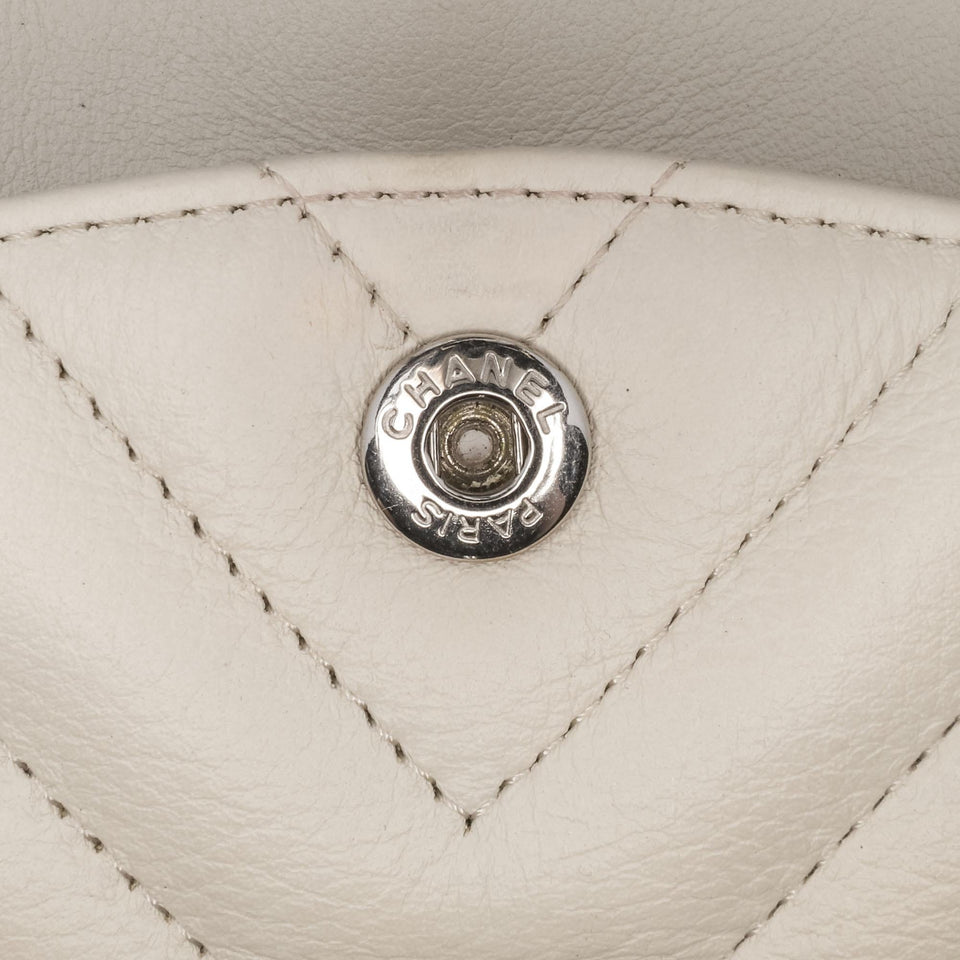 Chanel Small Classic Chevron Lambskin Double Flap