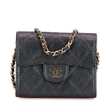 Chanel Small Iridescent Caviar Single Flap