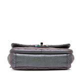 Chanel Small Iridescent Goatskin Double Carry Waist Chain Flap