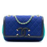 Chanel Small Jersey CC Filigree Flap