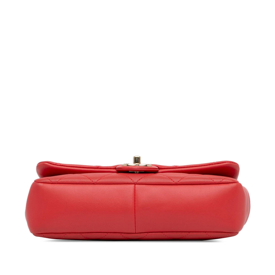 Chanel Small Lambskin Elegant Chain Single Flap