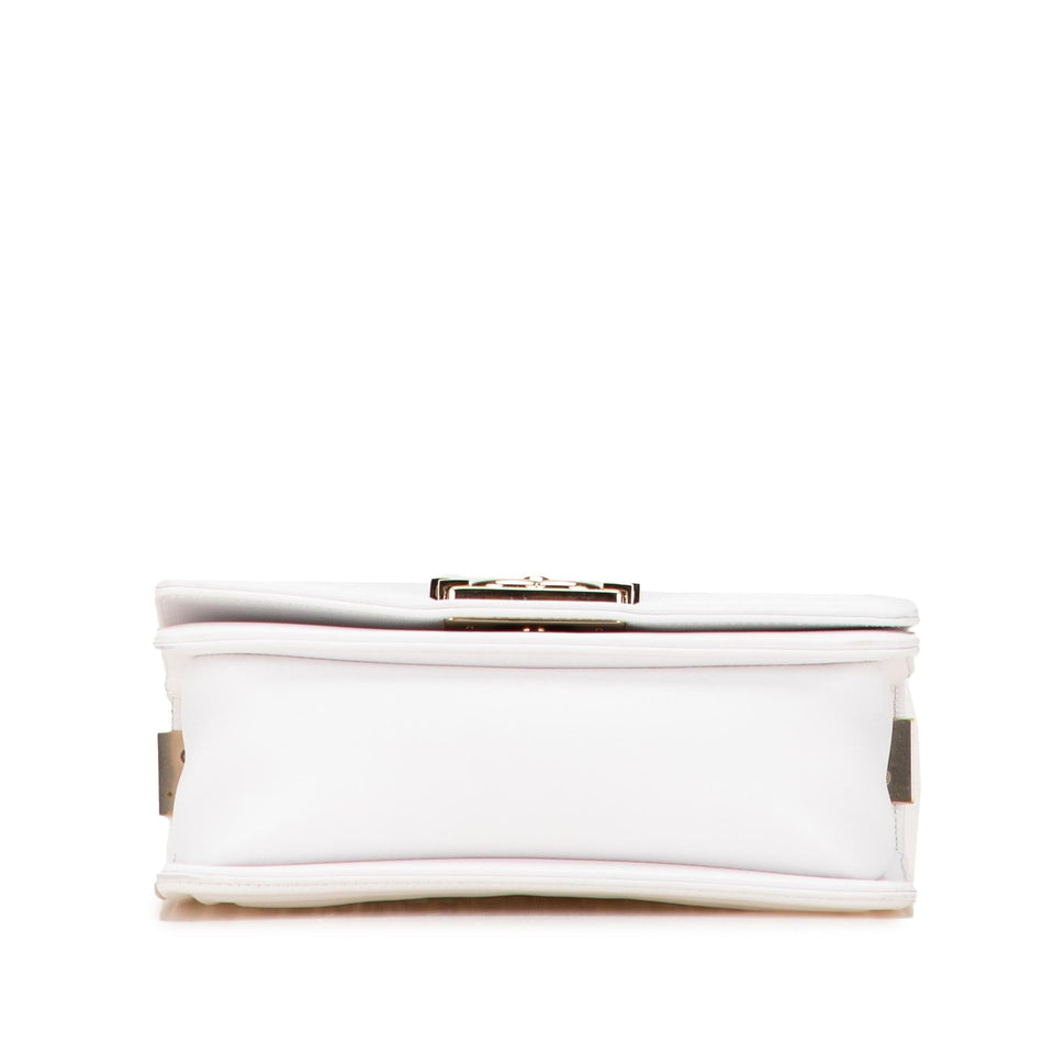 Chanel Small Lambskin Embroidered Boy Flap
