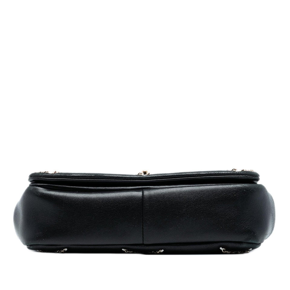 Chanel Small Lambskin Entwined Chain Flap