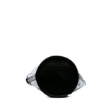 Chanel Small PVC and Crumpled Calfskin Camellia Coco Bucket Bag