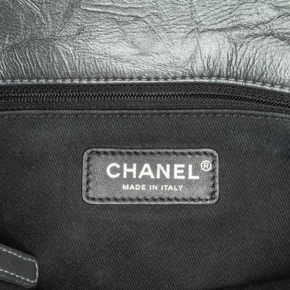 Chanel Small Quilted Aged Calfskin Coco Top Handle Bag