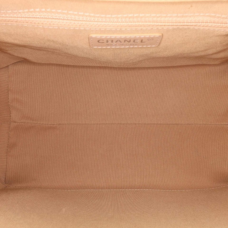 Chanel Small Quilted Calfskin Easy Shopping Tote