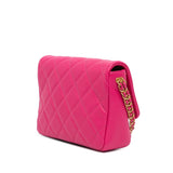 Chanel Small Quilted Caviar Chain Melody Flap