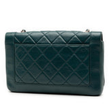 Chanel Small Quilted Crumpled Calfskin Bi Vintage Full Flap