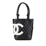 Chanel Small Quilted Lambskin Cambon Ligne Tote