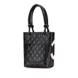 Chanel Small Quilted Lambskin Cambon Ligne Tote